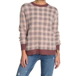 Susina Buffalo Checkered Print Pullover